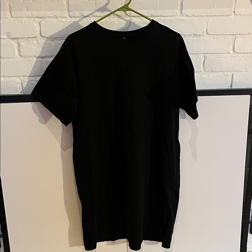 Classic Black T-Shirt Dress